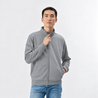 Felpa con Zip Intera Personalizzabile