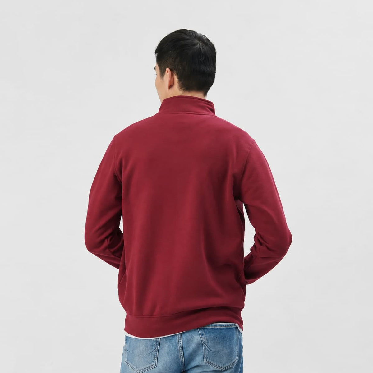 Felpa con Zip Intera Personalizzabile