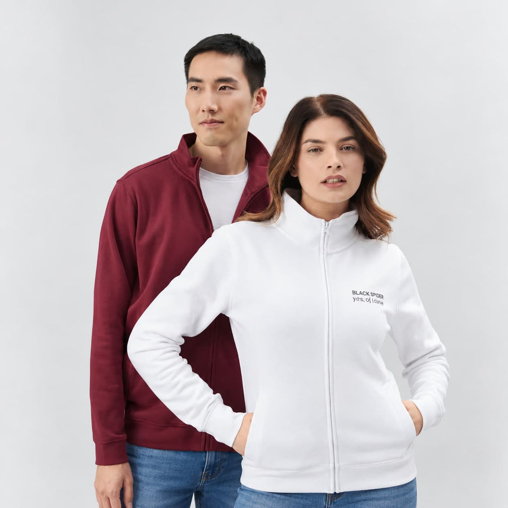 Felpa con Zip Intera Personalizzabile