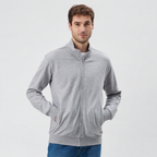 Felpa French Terry con Zip Personalizzabile