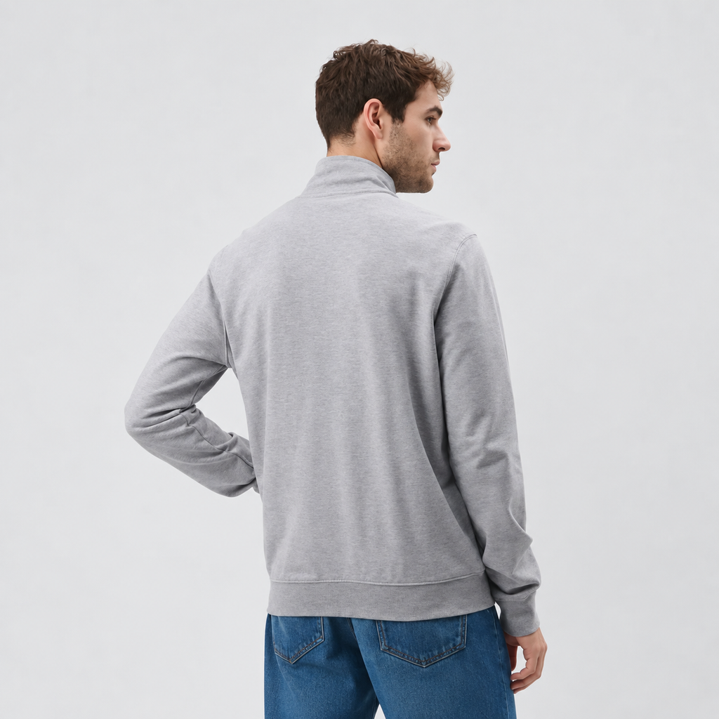 Felpa French Terry con Zip Personalizzabile