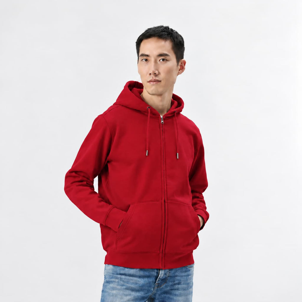 Felpa con Cappuccio e Zip Personalizzabile