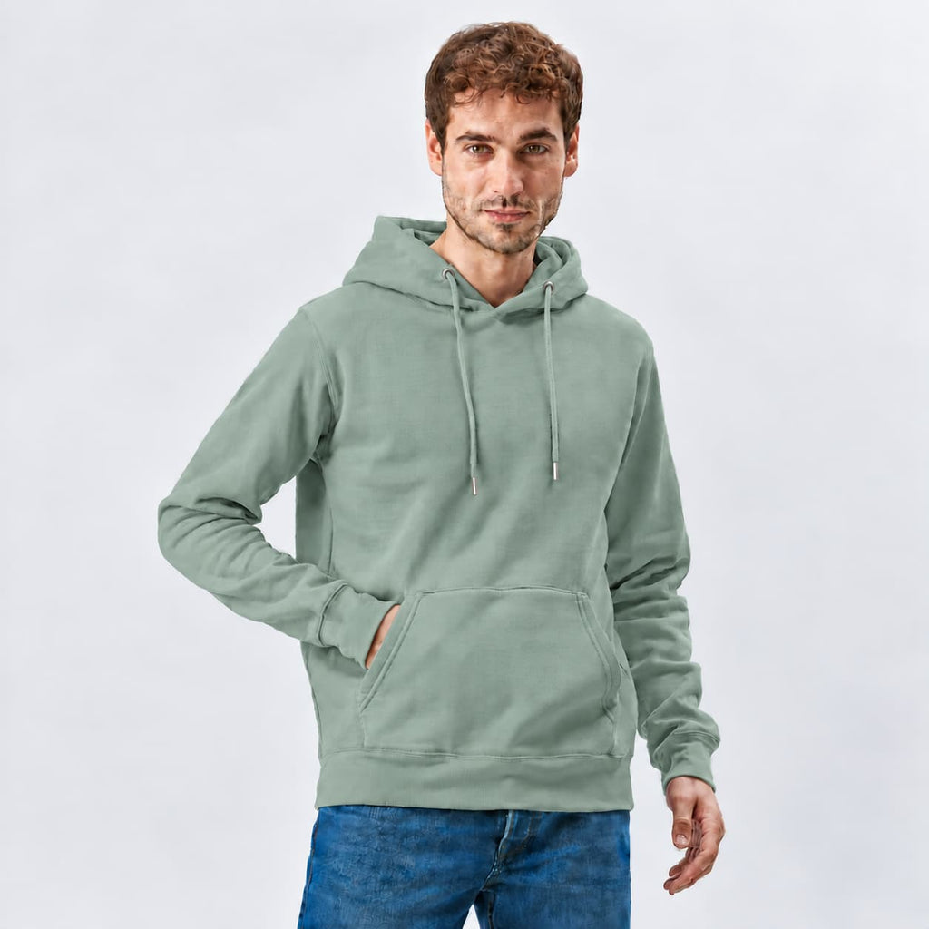 Felpa con Cappuccio e Tasca Personalizzabile