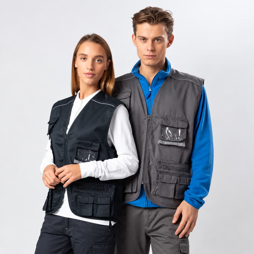 Gilet da Lavoro Multitasche Personalizzabile