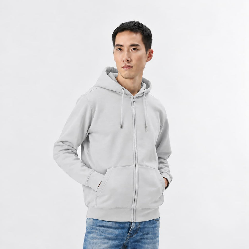 Felpa con Cappuccio e Zip Personalizzabile