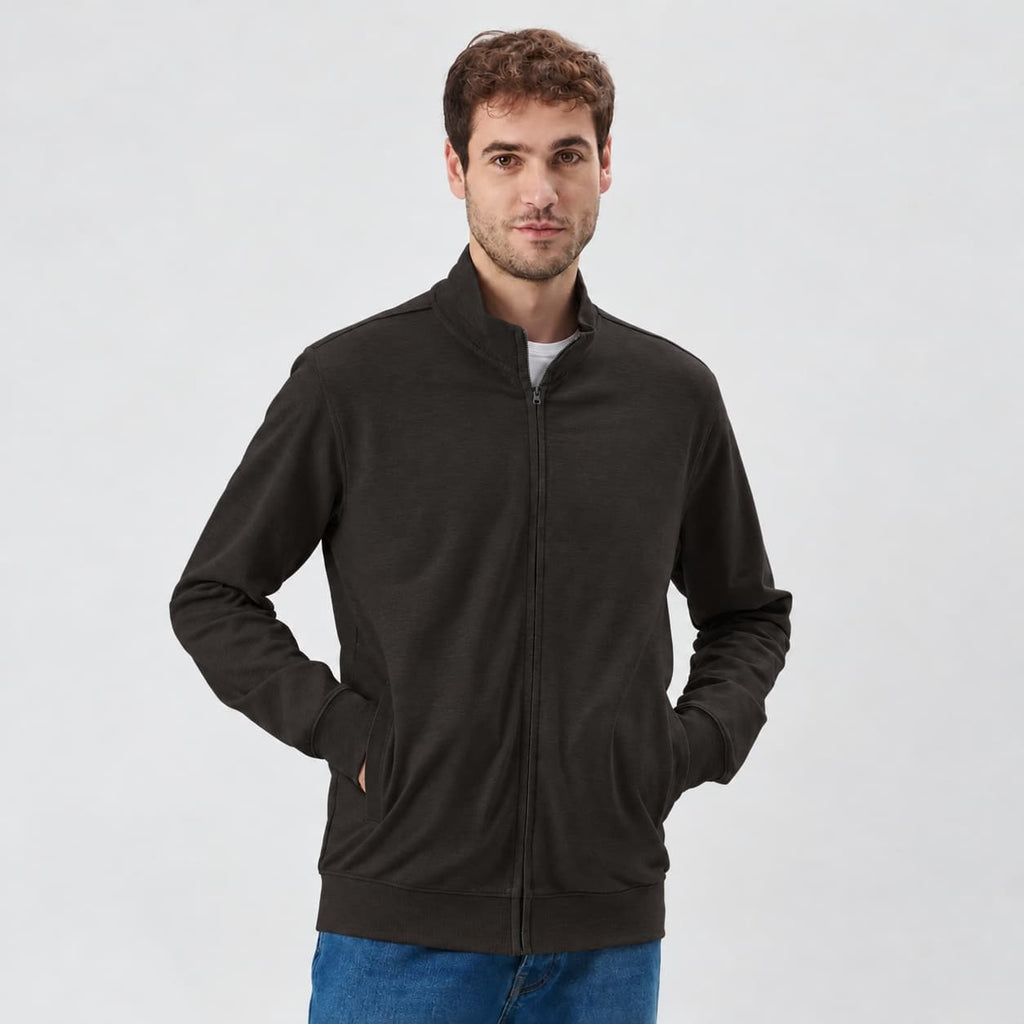 Felpa French Terry con Zip Personalizzabile