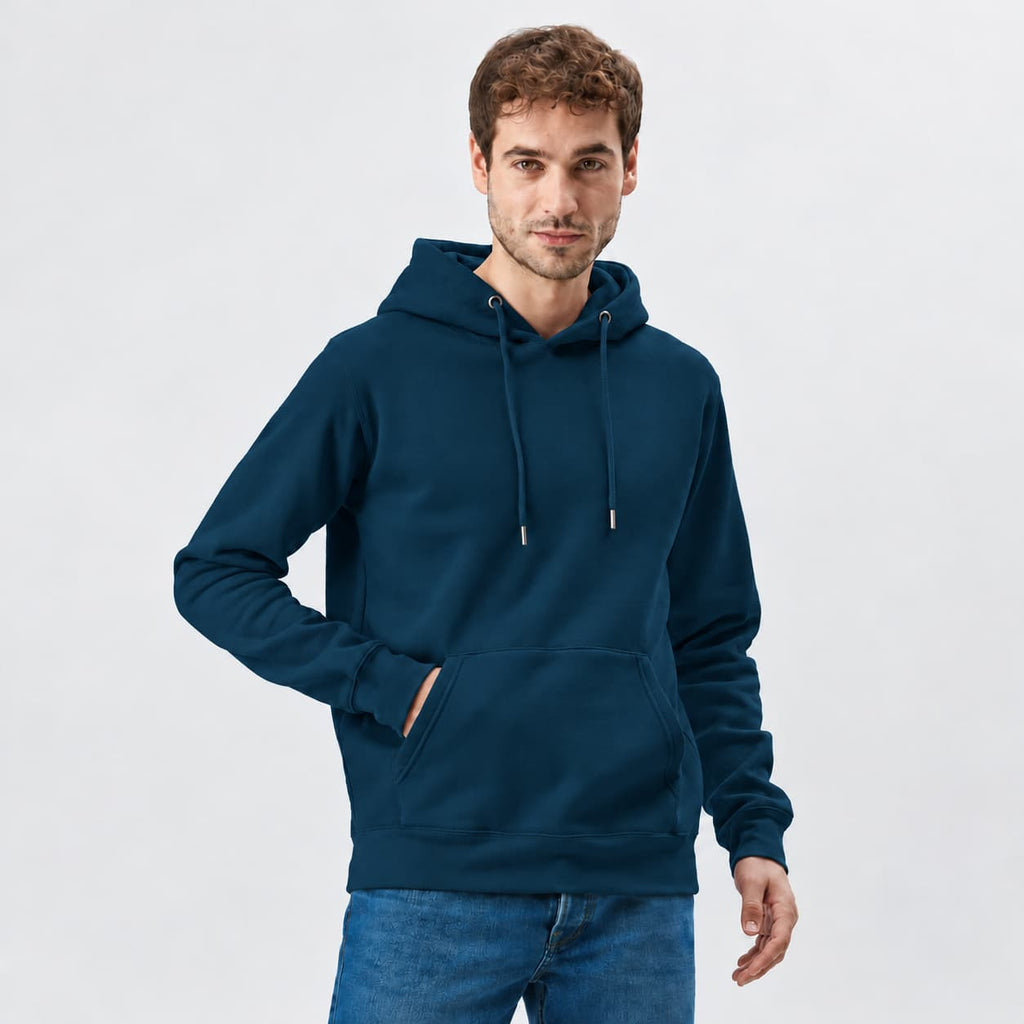 Felpa con Cappuccio e Tasca Personalizzabile