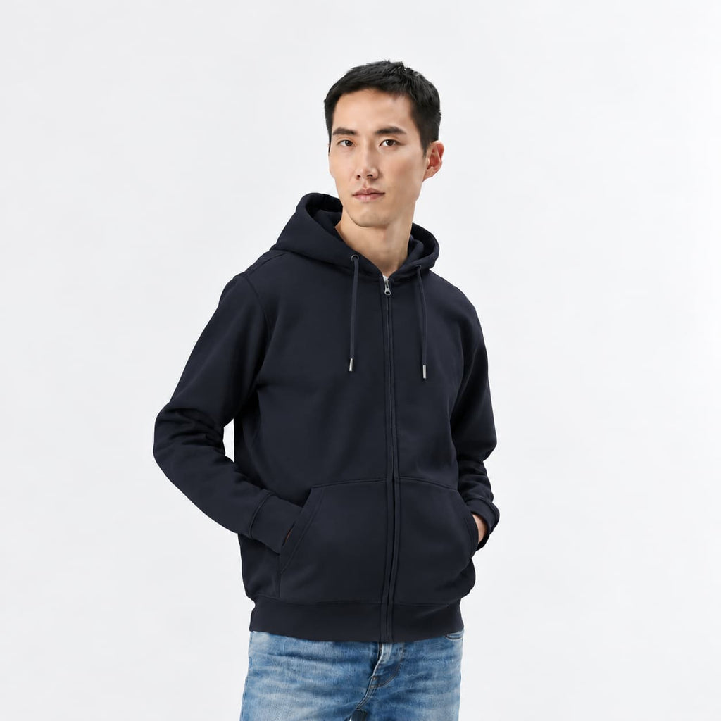 Felpa con Cappuccio e Zip Personalizzabile