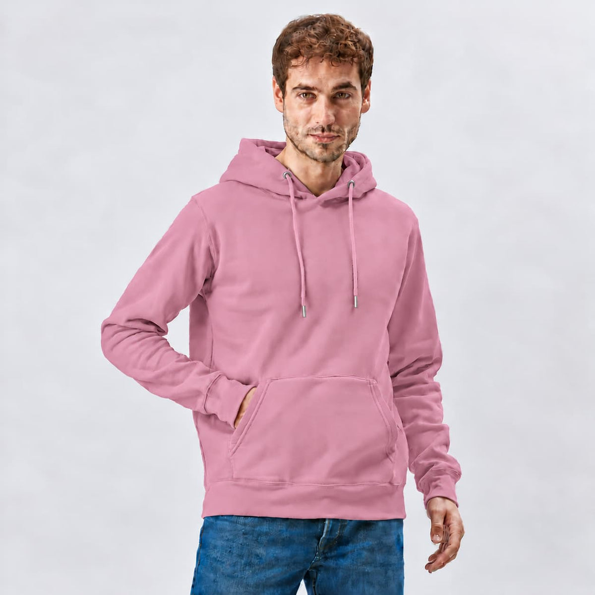 Felpa con Cappuccio e Tasca Personalizzabile